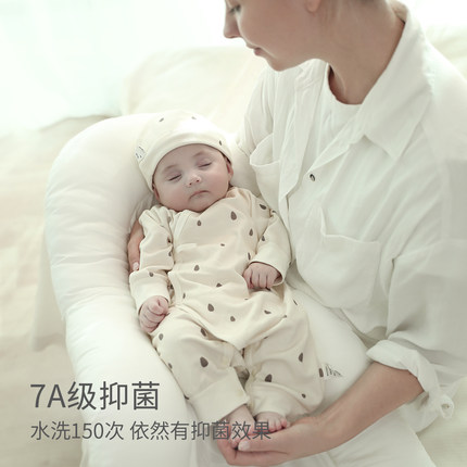 孕妈有礼-新客39.9元咨询-新生婴儿衣服纯棉春秋冬四季宝宝连体衣