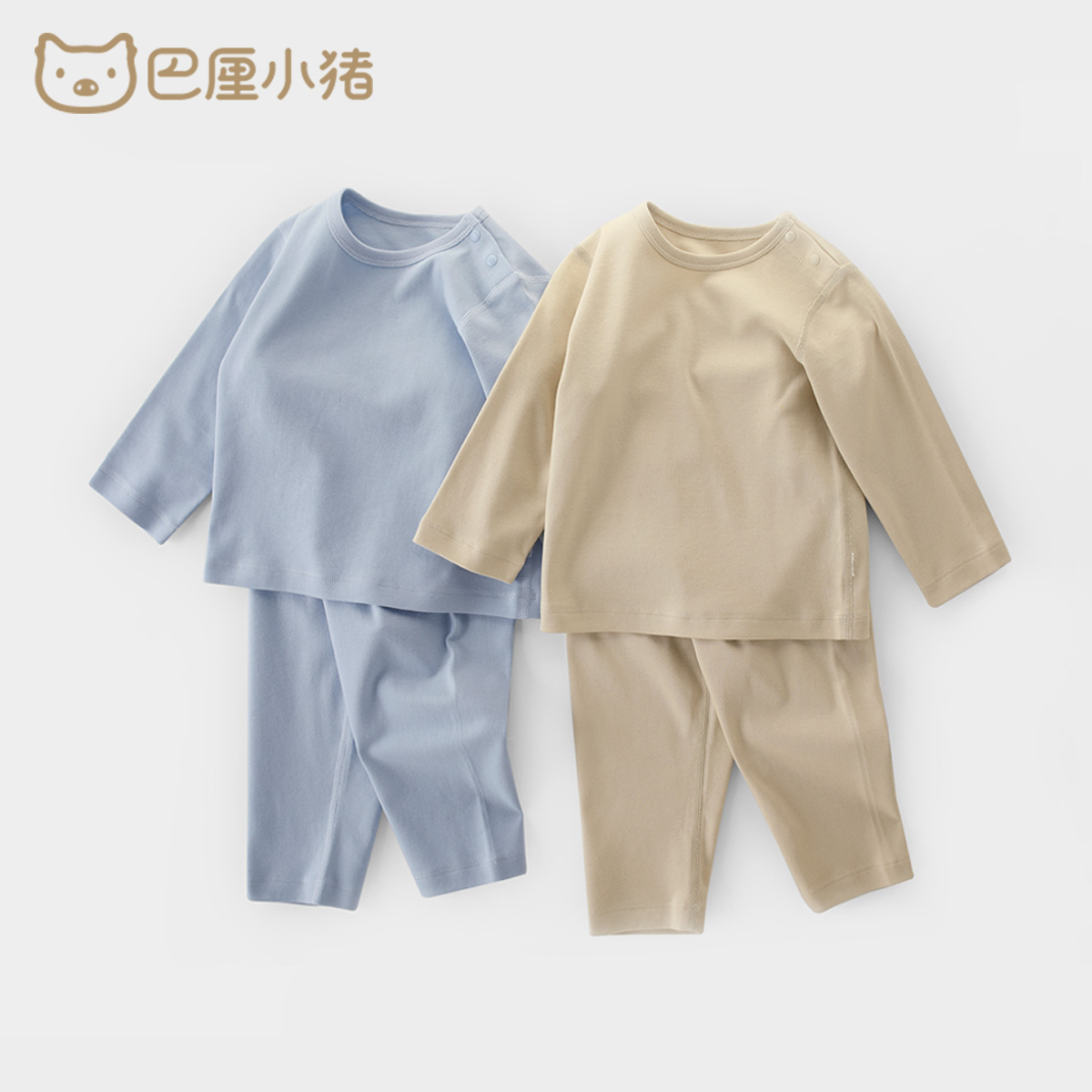 儿童家居服春秋女童内衣套装男童秋衣秋裤婴儿衣服两件套宝宝睡衣 - 图3