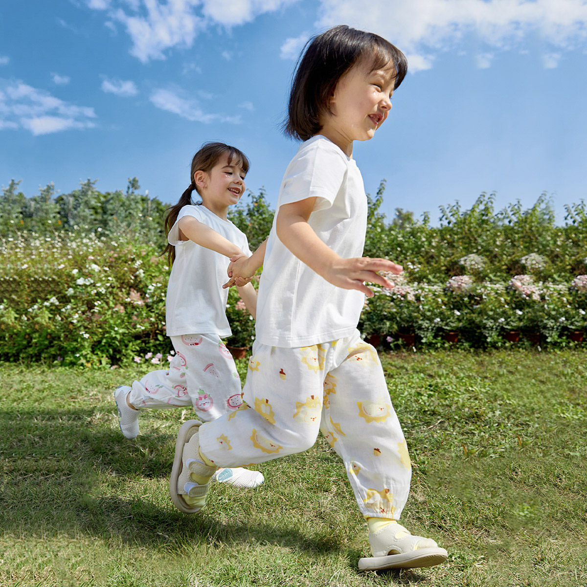 儿童防蚊裤男童春秋休闲灯笼裤女童束脚婴儿长裤夏季薄款宝宝裤子
