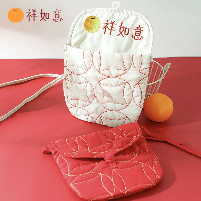 儿童单肩包男女宝宝迷你小包包婴儿红色男童新年包女童喜庆斜挎包,淘宝优惠券,粉丝福利购,淘宝优惠卷