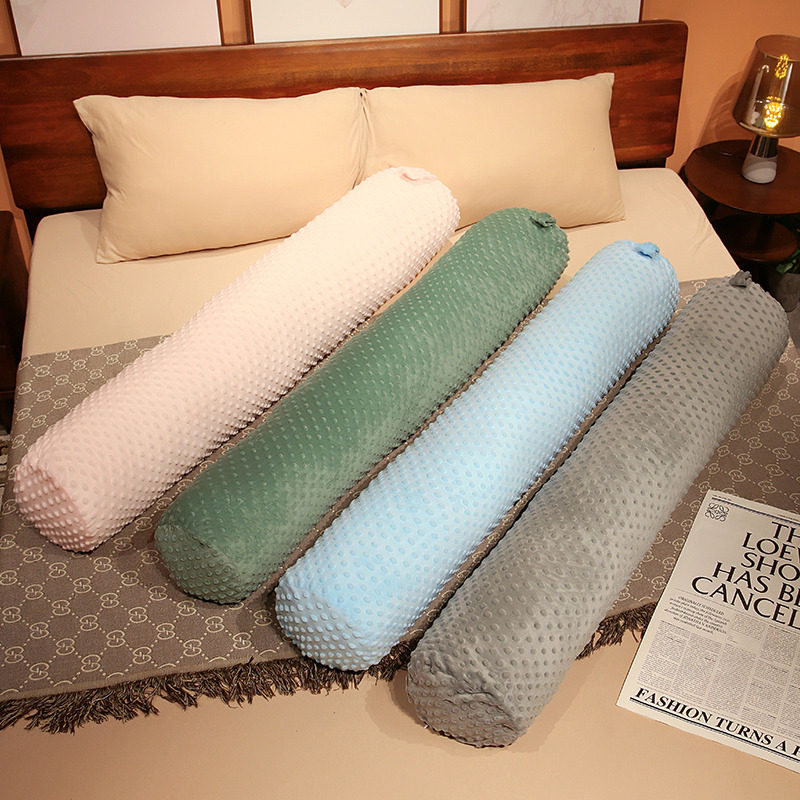 豆豆绒圆柱抱枕女生卧室侧睡夹腿长条枕男生款睡觉神器床上可拆洗,淘宝优惠券,粉丝福利购,淘宝优惠卷