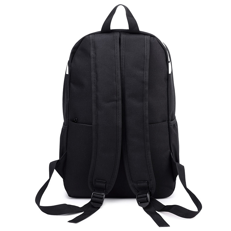 双肩包女大容量时尚潮流韩版校园青少年初中高中学生书包男黑背包 - 图2