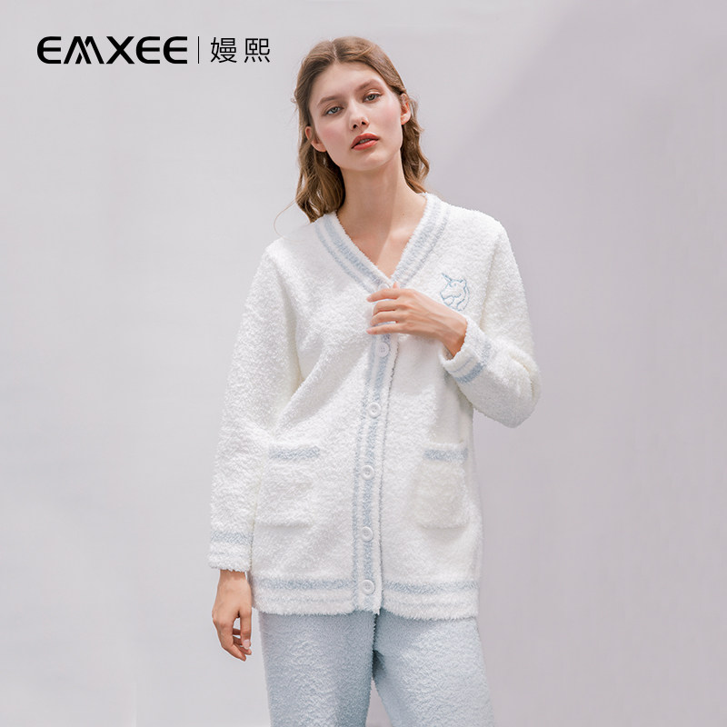 【新品】嫚熙秋冬孕妇月子服喂奶睡衣 嫚熙家居服套装