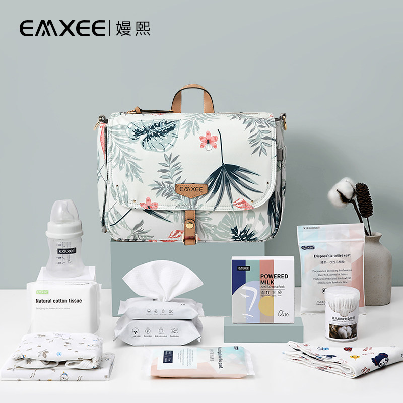 嫚熙童车挂包婴儿多功能收纳母婴包 嫚熙妈咪包/袋