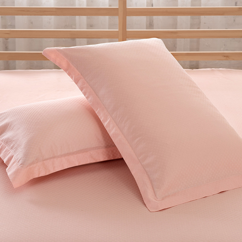 纯色酒店枕套单人枕用48x74cm枕头套夏天 一对装夏季纯棉简约成人 - 图0