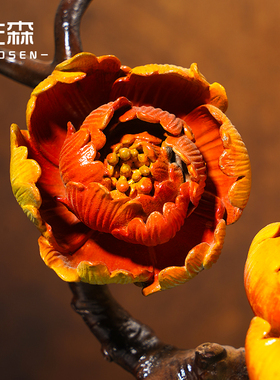 佐森富贵吉祥铜摆件新中式家居