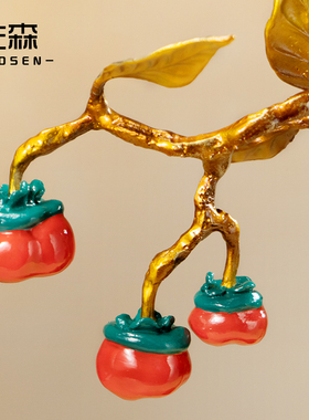 全黄铜事事如意摆件创意家居饰品