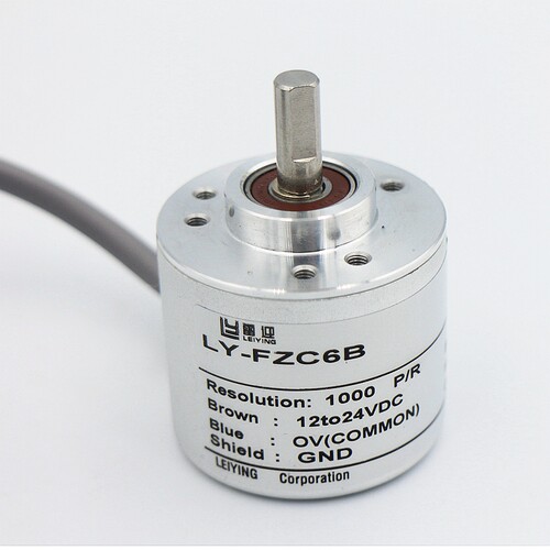 防水型编码器进口元器件增量编码器抗干扰LY-FZC6B 1000P 600 360 - 图0