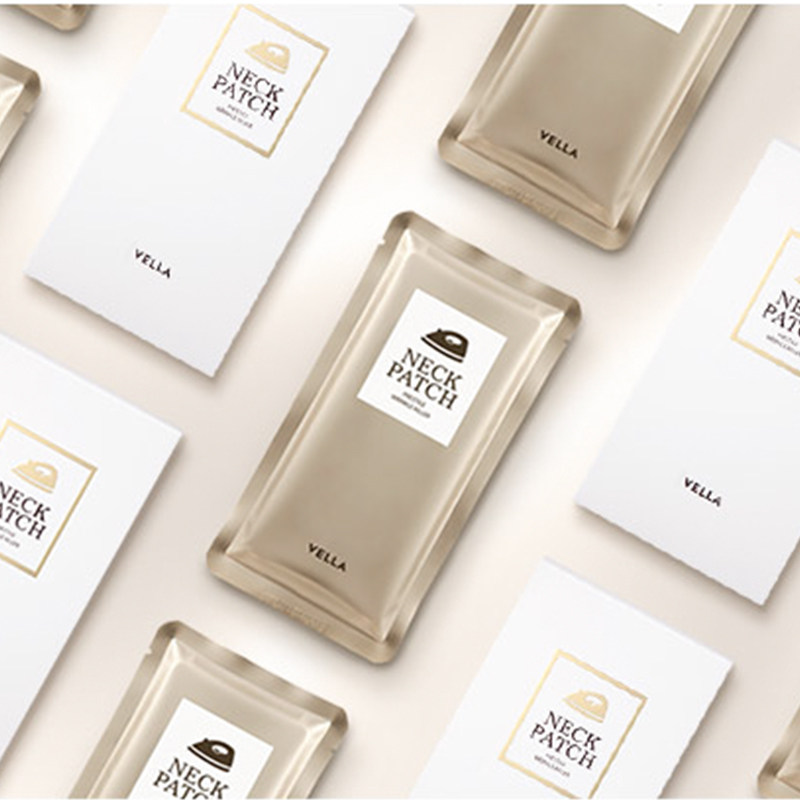 韩国正品vella美颈颈部颈纹颈膜 大韩泡泡糖美妆海外贴片面膜