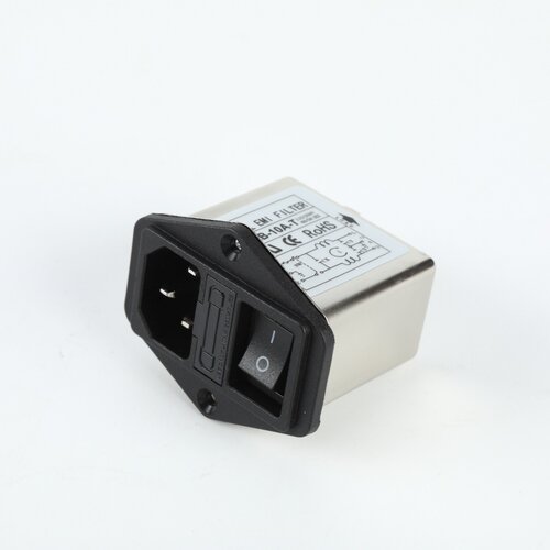 KEILS电源滤波器交流开关220V10A电源净化器插座式CW2B-10A-T - 图2
