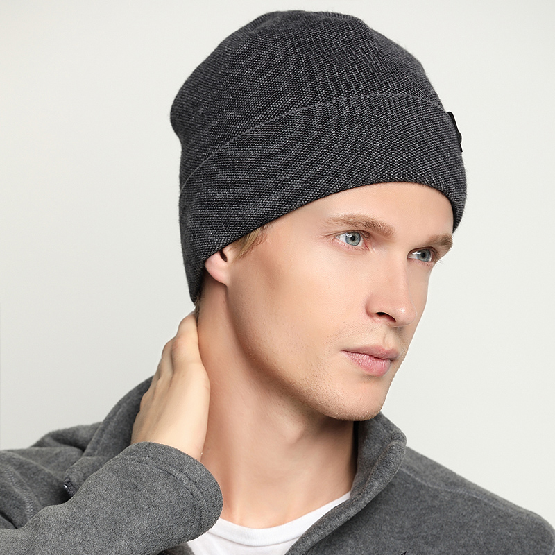 毛线帽男冬季帽子加绒防烟门写实静物穿过隧韩版瓜皮帽包头地主帽-图2