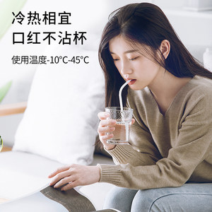 茶花弯头纸吸管一次性单独包装食品级儿童婴儿喝水专用环保可降解