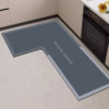 Kitchen floor mat L-shaped corner special floor mat 7-shaped