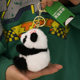 ແທ້ຈິງແລ້ວ Huahua Panda Plush Toy Doll Backpack Small Pendant School Bag Ornament Doll Chengdu Base Same Cute