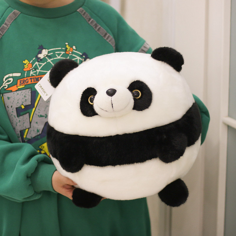 正版圆滚滚花花熊猫毛绒玩具长毛绒公仔玩偶成都基地同款生日礼物,淘宝优惠券,粉丝福利购,淘宝优惠卷