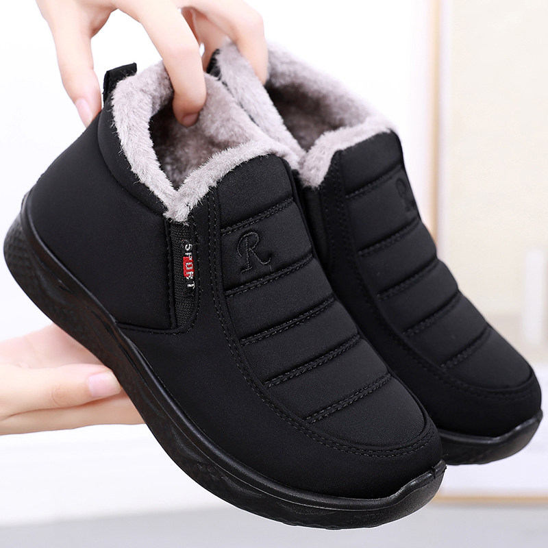 棉鞋女冬加绒保暖老北京布鞋新款中老年妈妈鞋防水防滑老人雪地靴,淘宝优惠券,粉丝福利购,淘宝优惠卷