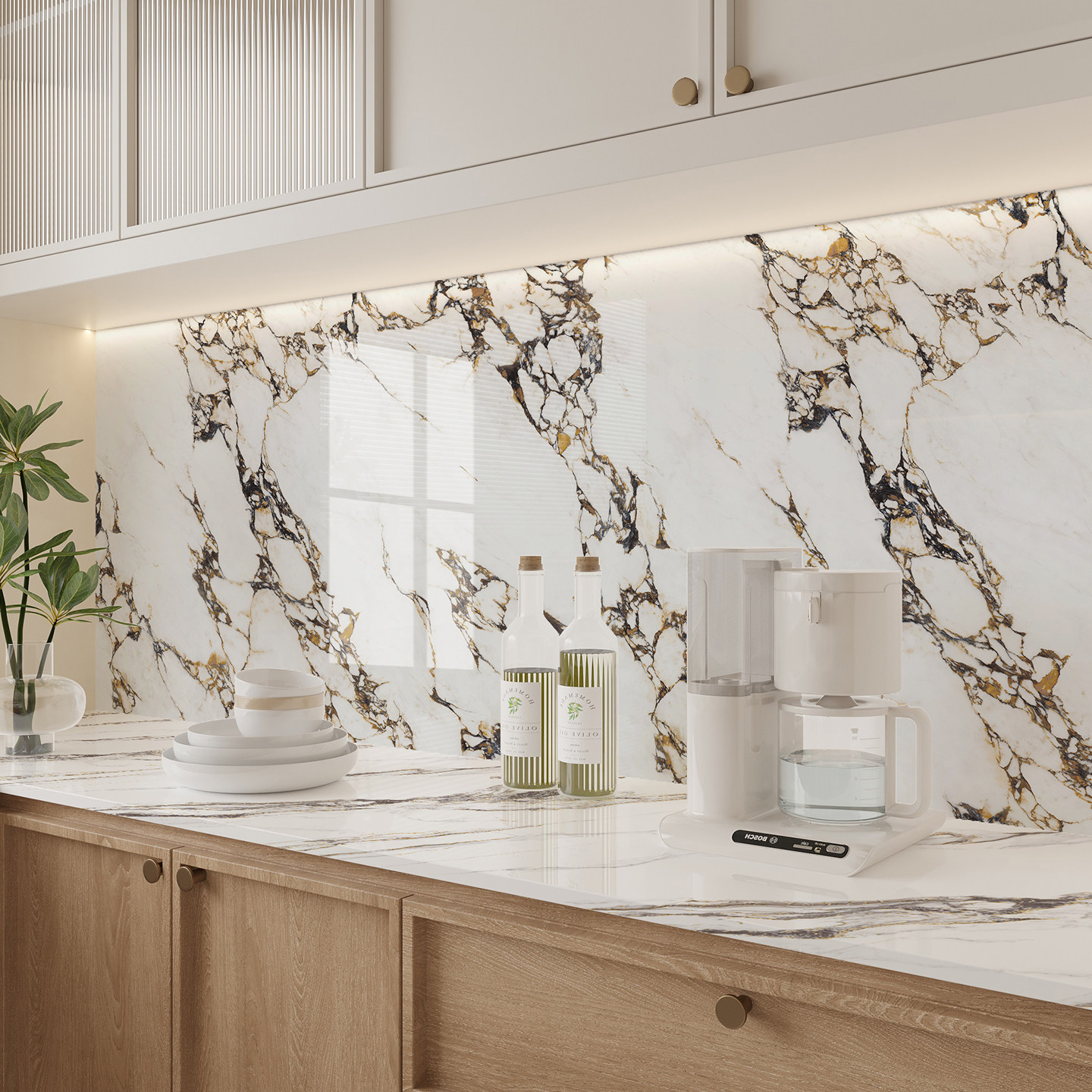 桌面台面保护膜大理石纹翻新贴纸厨房防油餐边柜遮丑改色自粘墙纸,淘宝优惠券,粉丝福利购,淘宝优惠卷