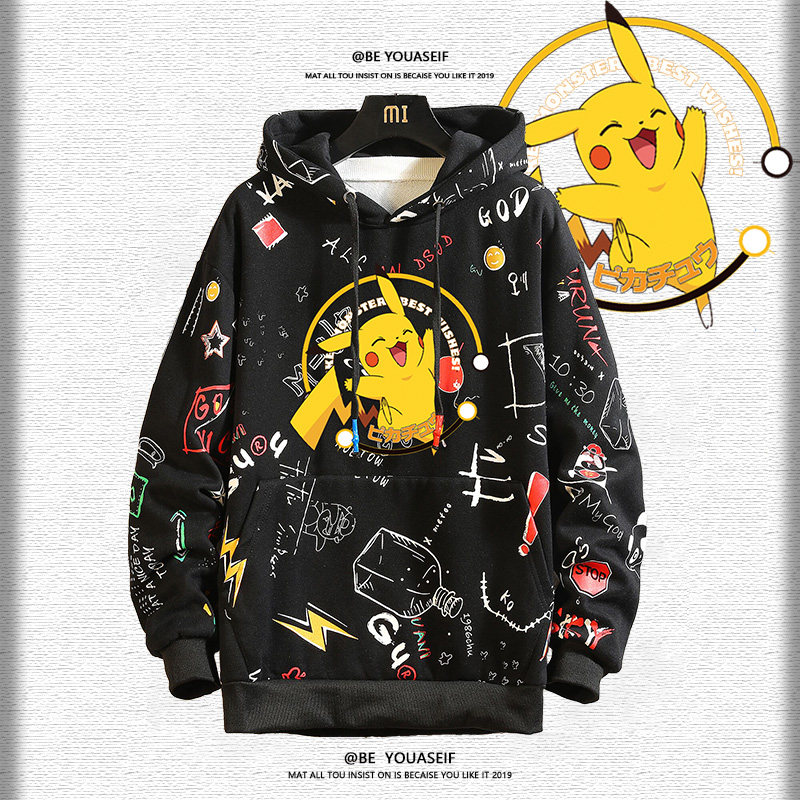 精灵网红联名卡通印花t恤潮牌卫衣 威龙世家卫衣