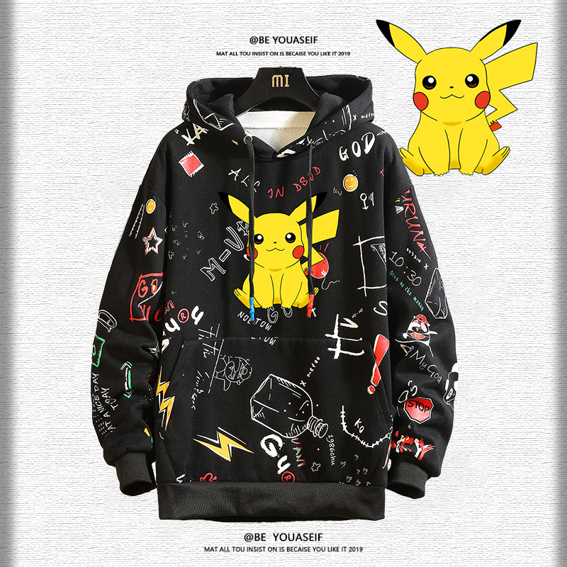 精灵网红联名卡通印花t恤潮牌卫衣 威龙世家卫衣