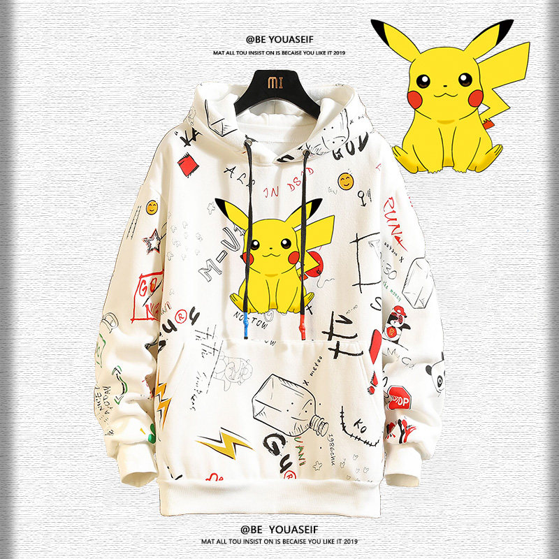 精灵网红联名卡通印花t恤潮牌卫衣 威龙世家卫衣