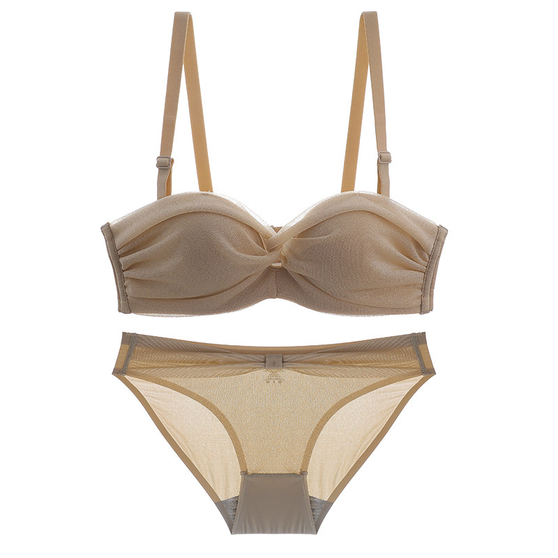 肩带调整型无钢圈女小胸性感裹胸 祺莱文胸