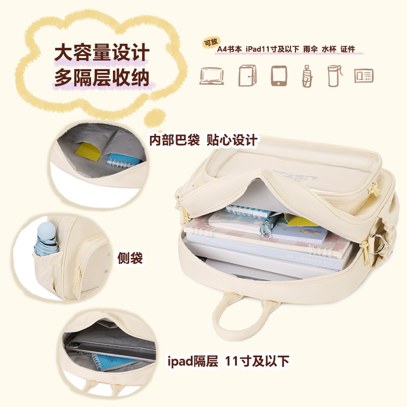 AORDA 蓝色斜挎痛包女双肩三用小食量背包日常单肩包社畜通勤娃包,淘宝优惠券,粉丝福利购,淘宝优惠卷