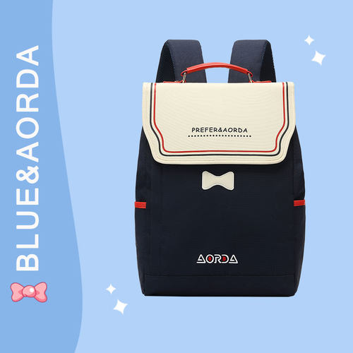 AORDA/奥尔达原创书包女生小学生初中生高中双肩包大容量电脑背包 - 图3
