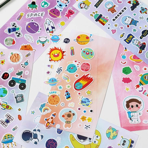 Mengqu Universe Starry Sky Creative Paper Руководство по росту справочника Справочник по справочнику декоративное рисунок, наклейка декоративный материал