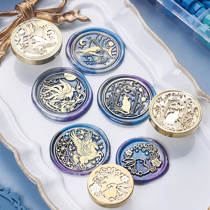 梦幻星空鲸鱼礼物火漆印章套装全套火漆蜡蜡粒章头新手工具熔炉垫板信封封口火星印章套装礼盒便宜,淘宝优惠券,粉丝福利购,淘宝优惠卷