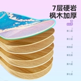 Детский скейтборд для начинающих, профессиональный самокат для взрослых с двумя изогнутыми концами на четырех колесах, 12 лет