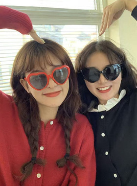 眼镜表白同款灯光变特效心形型