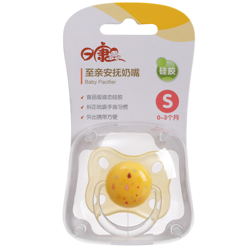 日康0-6-18个安睡型新生儿硅胶奶嘴 巧可母婴奶嘴/安抚奶嘴
