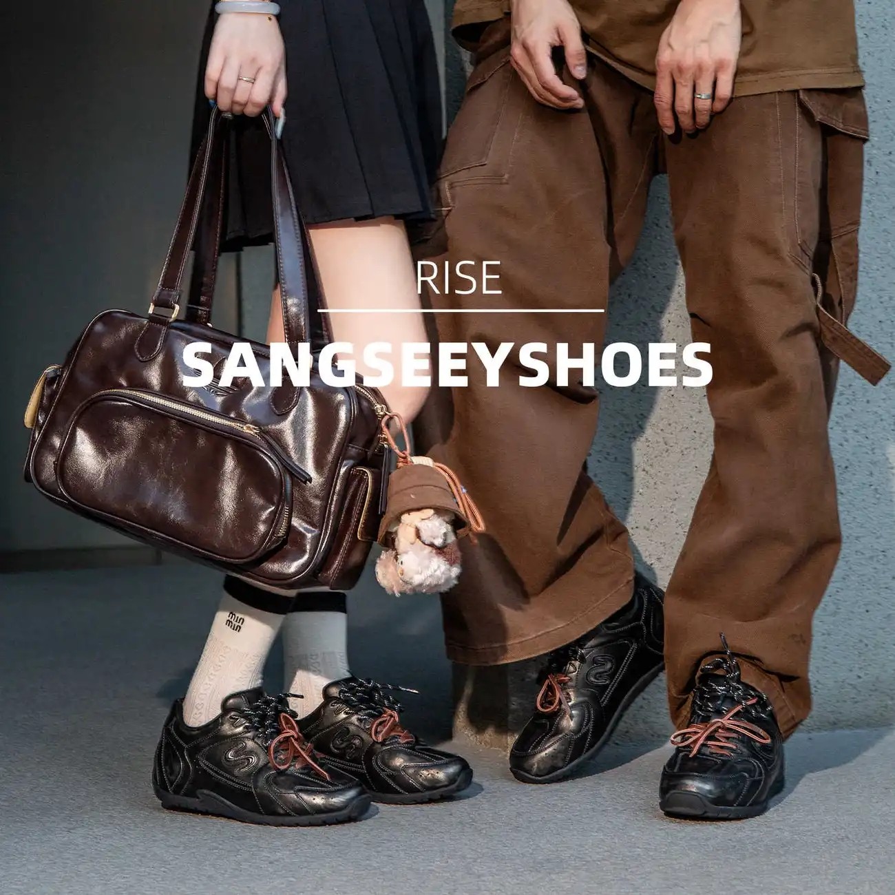 sangseey真皮擦色5cm隐形内增高赛车鞋男女德训薄底百搭休闲板鞋,淘宝优惠券,粉丝福利购,淘宝优惠卷