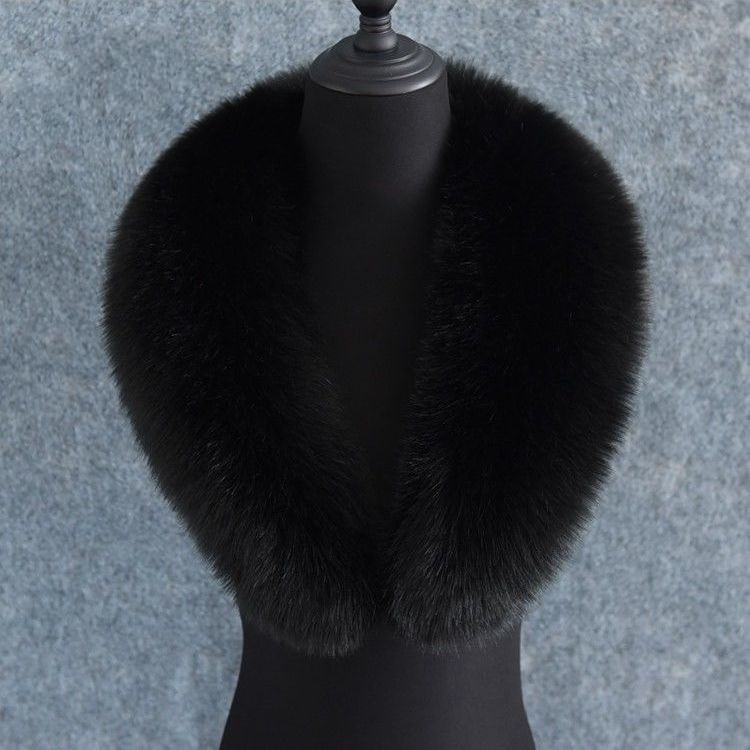 仿狐狸毛领子秋冬男女士西装领毛呢大衣青果领毛领子百搭单买通用,淘宝优惠券,粉丝福利购,淘宝优惠卷