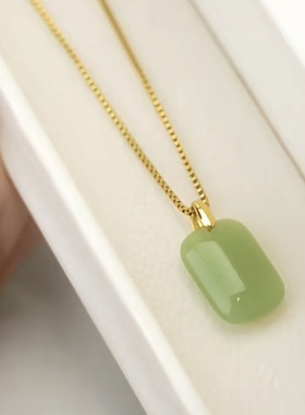 轻奢锁骨链吊坠项链称心如意