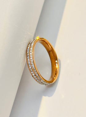 满天星戒指炫小虫钛钢时尚个性女