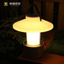 Camping Light Outdoor Solar Charging Villa Courtyard Lamp Waterproof Lighting Camp Tent Hanging Light Outdoor Garden Light