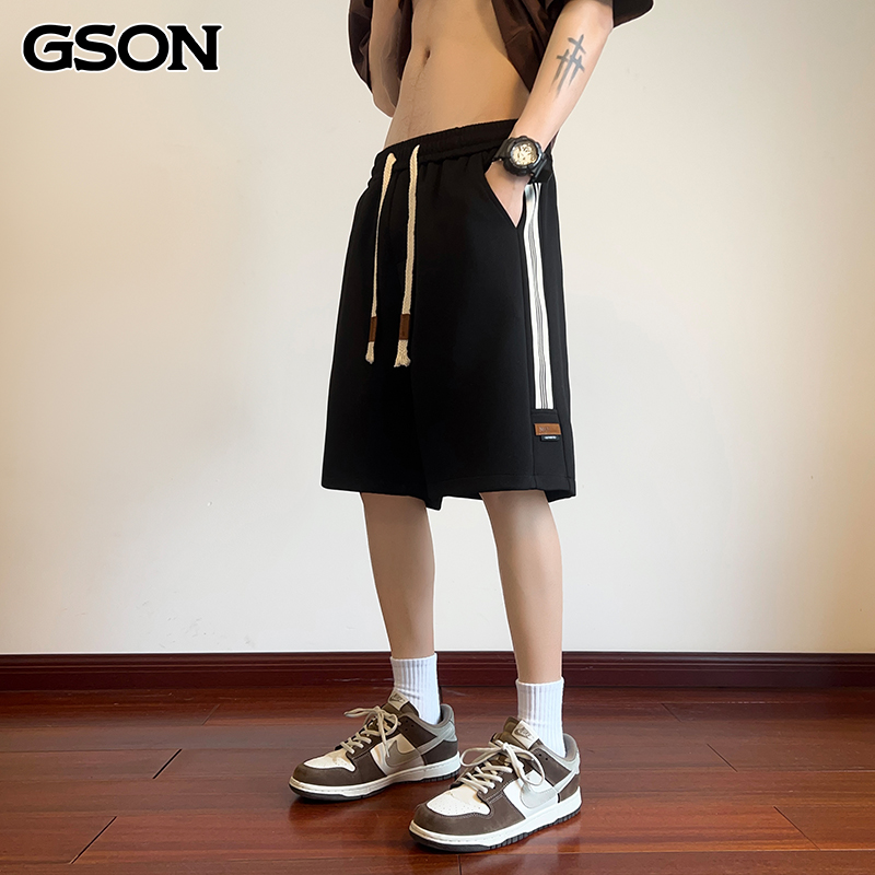 森马集团GSON2024夏季新款男士短裤休闲百搭潮款五分裤-CK16 - 图2