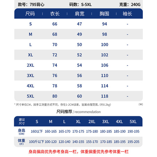 美式纯棉背心男士夏季外穿运动健身重磅无袖t恤宽松透气坎肩汗衫 - 图2
