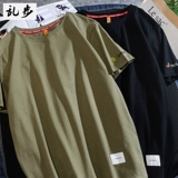 Трендовая брендовая летняя футболка с коротким рукавом, в корейском стиле, с вышивкой, свободный крой