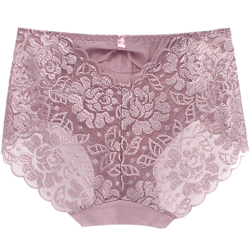 北极绒【3条装】性感透明蕾丝内裤 北极绒集彩内裤
