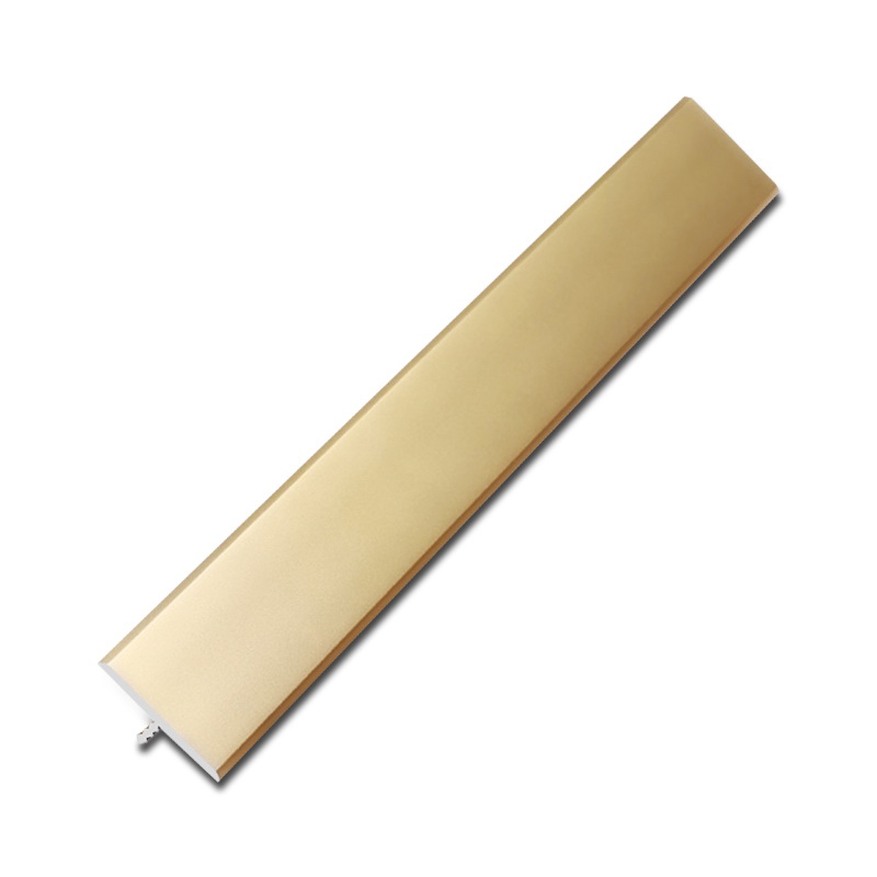 铝合金t型条金属装饰条木地板压条接缝门槛扣条收边条型材钛金条 - 图0