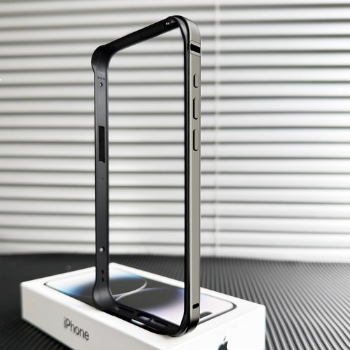适用于苹果iPhone15边框17Air壳16Promax软硅胶Plus手机保护套金属纯镂空防摔框架散热新款超薄创意星宇橙 - 图1