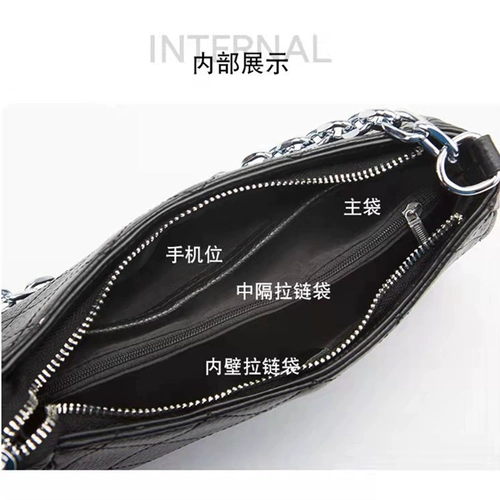 Модная кожаная цепь, сумка на одно плечо, сумка подмышку, из натуральной кожи, 2020, воловья кожа, в стиле Шанель, на цепочке