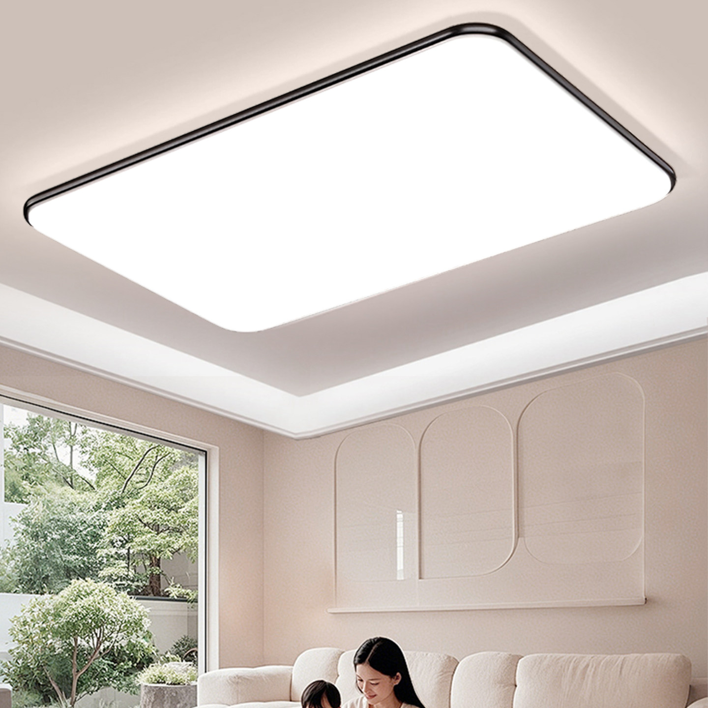 吸顶灯2025新款客厅灯高端大气简约现代全屋灯具LED主卧室房间灯,淘宝优惠券,粉丝福利购,淘宝优惠卷