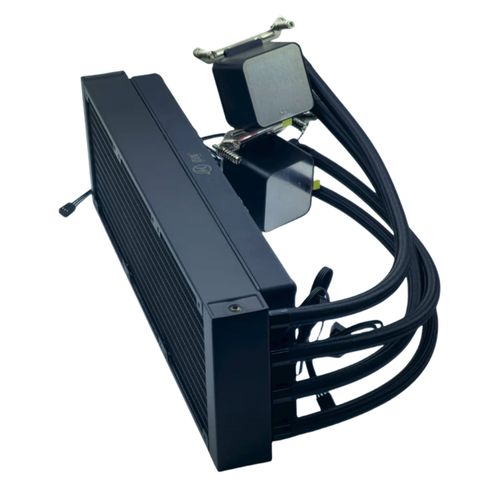 迈度MD360B2-2011双冷头水冷X99双路CPU散热器正/长方形3.8CM冷排 - 图2