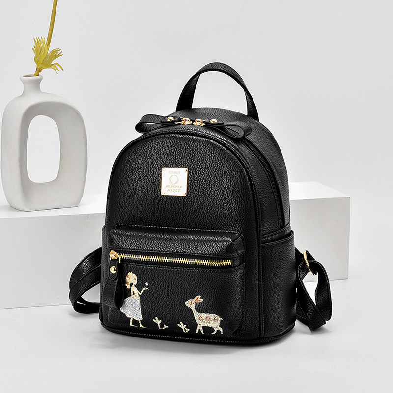 女士2020年新款简约潮牌韩版双肩包 依马朵双肩背包