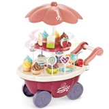 Детская семейная игрушечная машина для мороженого, реалистичная тележка, 6 лет