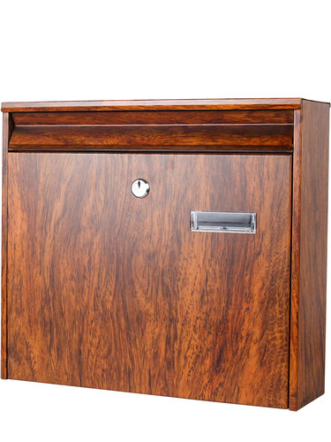 欧式别墅信箱室外防雨创意挂墙大号信报箱户外壁挂式家用邮箱邮筒 - 图3