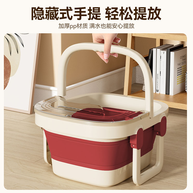 可折叠泡脚桶家用过小腿养生足浴桶便携式泡脚袋洗脚按摩足浴盆子,淘宝优惠券,粉丝福利购,淘宝优惠卷